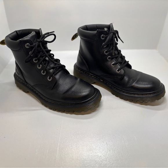 Dr Martens Cartor Black Leather Combat Boots Mens 8 Womens 9 EU 41 AirWair Lace main image 9